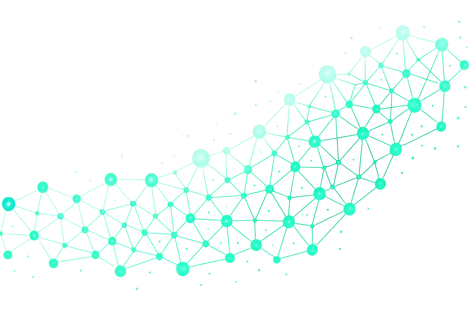 Agile Network - Connected nodes representing organizational agility and scalability